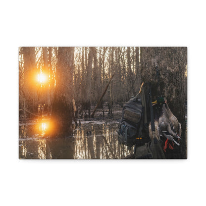 Hardwood Sunrise Canvas